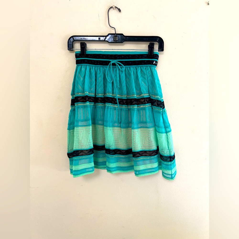 Missoni multi Turquoise Lace Skirt